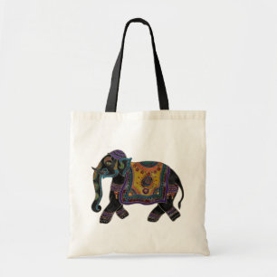 Bolsa Tote Camisa da arte do elefante indiano