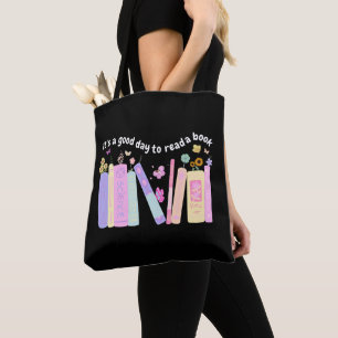 Bolsa Tote Camisa De Professora Bonita, É Um Bom Dia Ler Um L