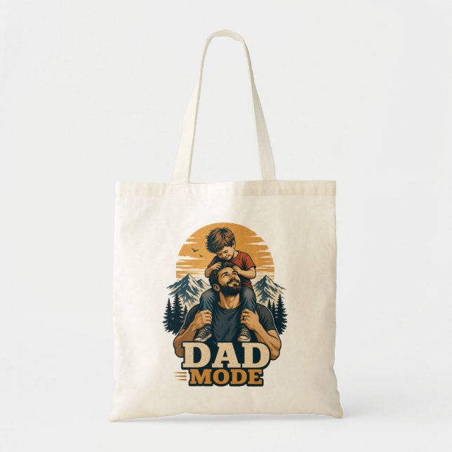 Bolsa Tote Camisa do Dia dos Pais no Modo Pai (Frente)