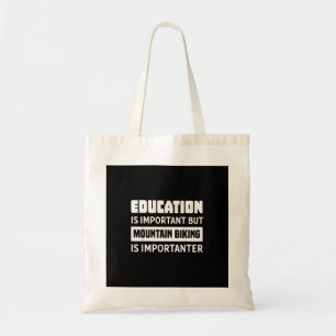 Bolsa Tote Camisa engraçada de bicicleta de montanha - Bicicl