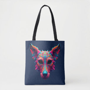 Bolsa Tote Camisa Psychedelic Best Friend - Design de Cachorr