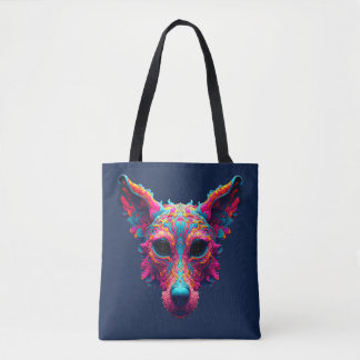 Bolsa Tote Camisa Psychedelic Best Friend - Design de Cachorr