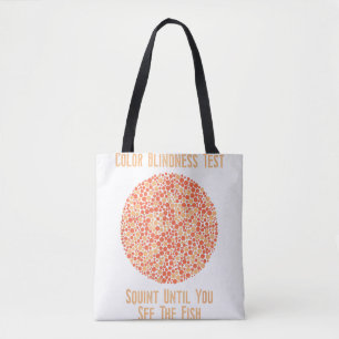 Bolsa Tote Camisa T Cega De Cores - Teste De Cegueira De Core