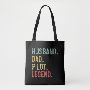 Bolsa Tote Camisa Vintage Masculina Marido Pai Piloto Lenda R