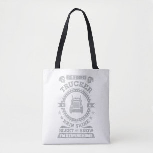 Bolsa Tote Camisas de caminhoneiro cansadas roupas de motoris