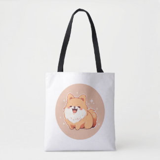 Bolsa Tote Camiseta Clássica Chow Adorável (1)