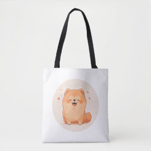 Bolsa Tote Camiseta Clássica Chow Adorável (2)