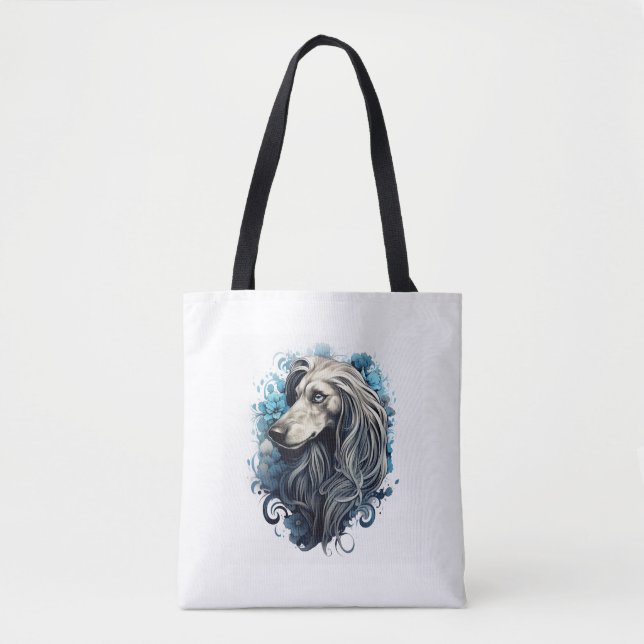 Bolsa Tote Camiseta Clássica de Caça Afegã (1) (Frente)