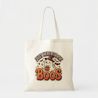 Bolsa Tote Camiseta de Halloween de Fantasma Fofo Só Estou Aq