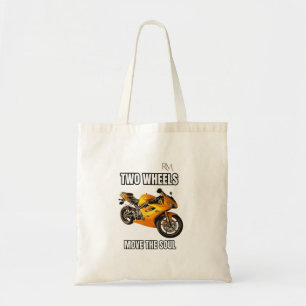 Bolsa Tote Camiseta de Moto Two Wheels Move the Soul Motoci