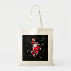Bolsa Tote Camiseta De Natal De Basquetebol Masculino Basquet