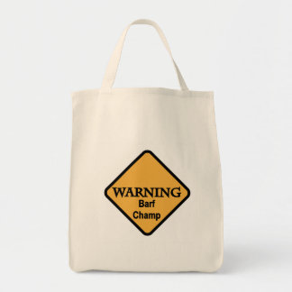 Bolsa Tote Camiseta e presentes do campeão de Barf