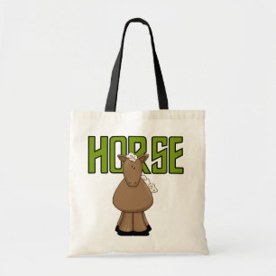 Bolsa Tote Camiseta e presentes do cavalo