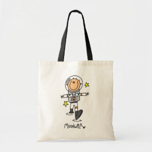 Bolsa Tote Camiseta e presentes do Moonwalk do astronauta