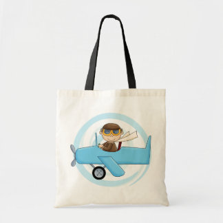 Bolsa Tote Camiseta e presentes piloto do menino
