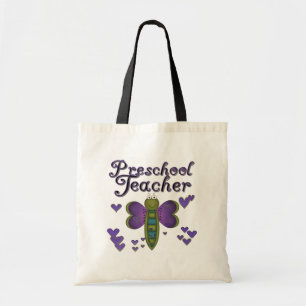 Bolsa Tote Camiseta e presentes prées-escolar do professor d