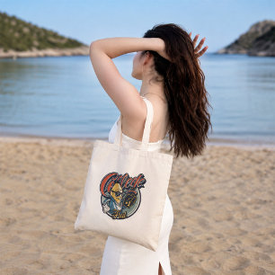 Bolsa Tote Camiseta engraçada retrô de banana da fraternidade
