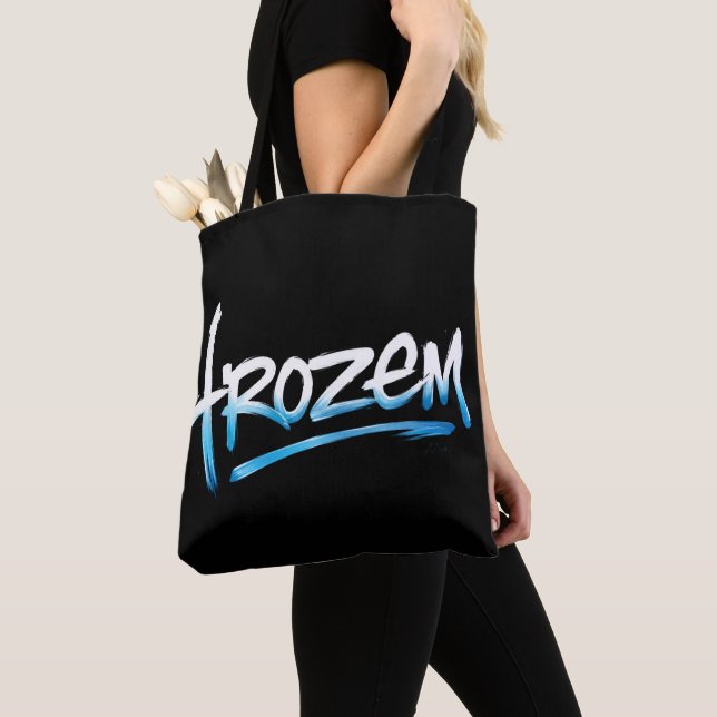 Bolsa Tote Camiseta Frozen Text (Close Up)
