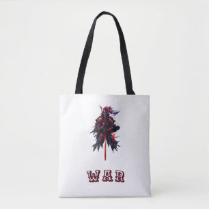Bolsa Tote Camiseta Gráfica Artística de Samurai – tshart
