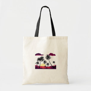 Bolsa Tote Camiseta Gráfica com Estilo Vintage Surf Crew Trop