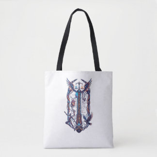 Bolsa Tote Camiseta Gráfica Futurista Cibernética "Transforma