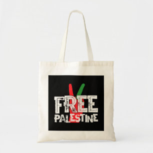 Bolsa Tote Camiseta Patriótica da Palestina Cessar-Fogo Livre