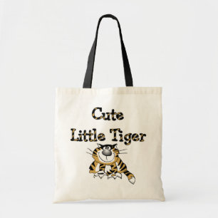 Bolsa Tote Camiseta pequeno bonito e presentes do tigre