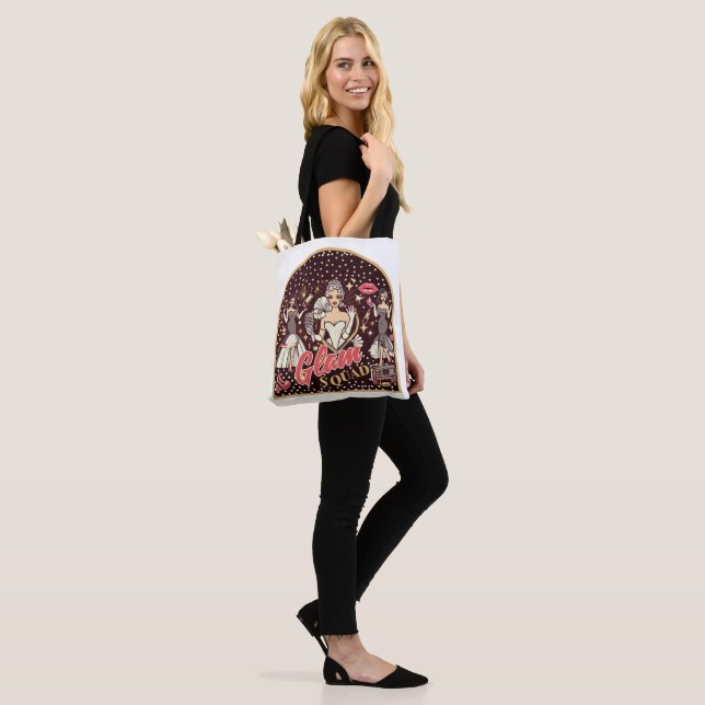 Bolsa Tote Camiseta Retro Glam Squad (No(a) Modelo)