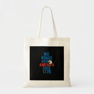 Bolsa Tote Camiseta Sem Reis Na América Desde 1776 Homens Sem