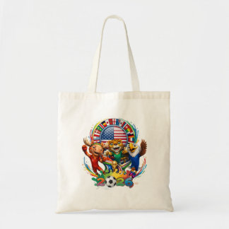 Bolsa Tote Camiseta temática do FIFA 2026 para crianças