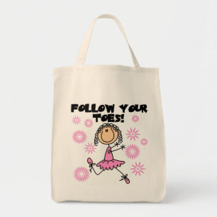 Bolsa Tote Camisetas e Presentes da Bailarina Seguidora de De