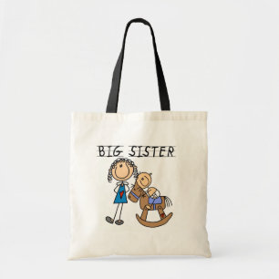 Bolsa Tote Camisetas e presentes da Irmã Grande Cavalo-Rocki