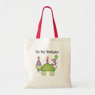 Bolsa Tote Camisetas e presentes de aniversário de 3 anos de