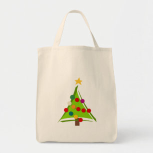 Bolsa Tote Camisetas e presentes de árvores de Natal