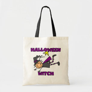 Bolsa Tote Camisetas e presentes de bruxas do Halloween