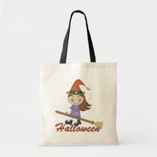 Bolsa Tote Camisetas e presentes de bruxas do Halloween