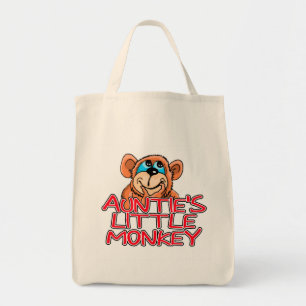 Bolsa Tote Camisetas e presentes de macaquinho da tia