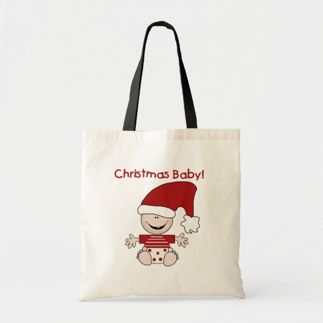 Bolsa Tote Camisetas e presentes de Natal (Frente)