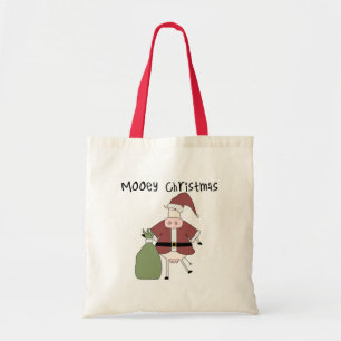 Bolsa Tote Camisetas e presentes de Natal de Mooey Cow