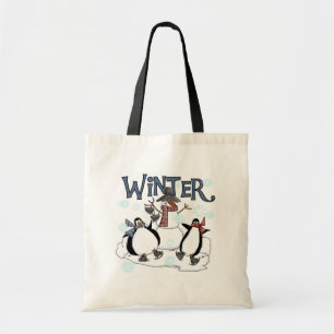 Bolsa Tote Camisetas e presentes de Natal em Pinguim