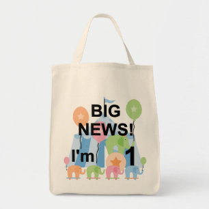 Bolsa Tote Camisetas e presentes de primeiro aniversario de C