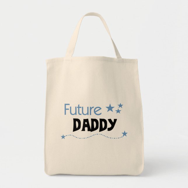 Bolsa Tote Camisetas e presentes futuros Pais (Frente)