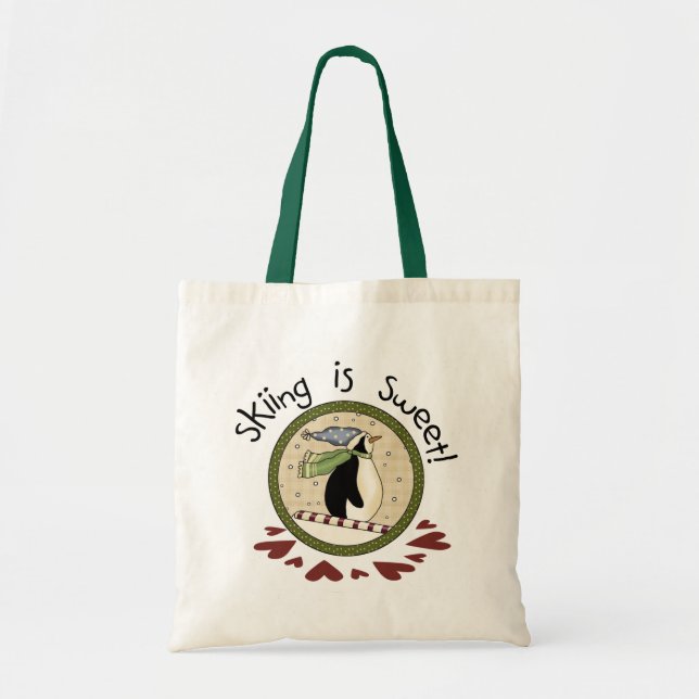 Bolsa Tote Camisetas e presentes no feriado do Pinguim (Frente)
