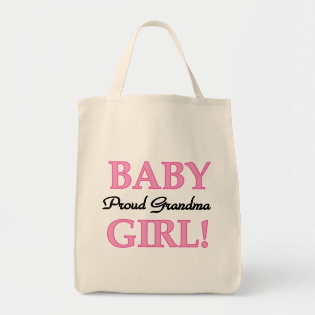 Bolsa Tote Camisetas e presentes para a vovó. (Frente)