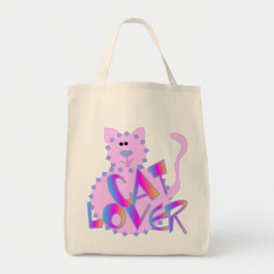 Bolsa Tote Camisetas e presentes para gatos-do-rosa