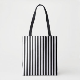 Bolsa Tote Camisola Feminina Preta e Branca Estilo Minimalist