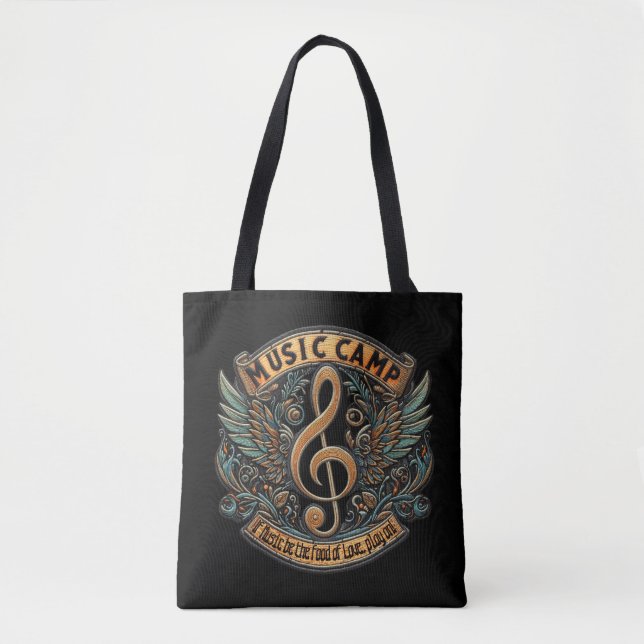 Bolsa Tote Camp de Música (Frente)
