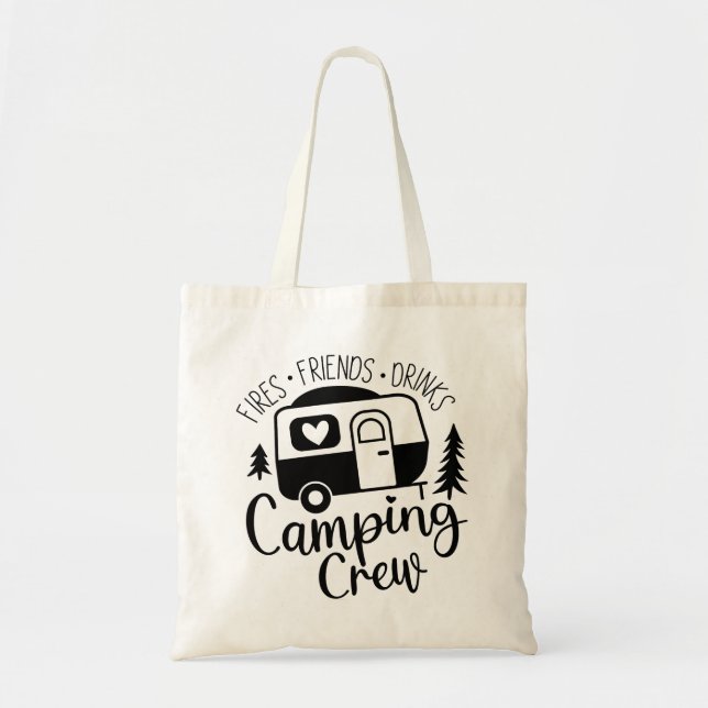 Bolsa Tote Campanha Tripulantes Comida Bebidas Amigos (Frente)