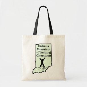 Bolsa Tote Campeão de Subidas da Montanha Funny Indiana