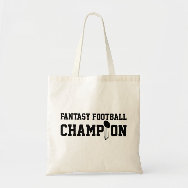 Bolsa Tote Campeão do futebol da fantasia (Frente)